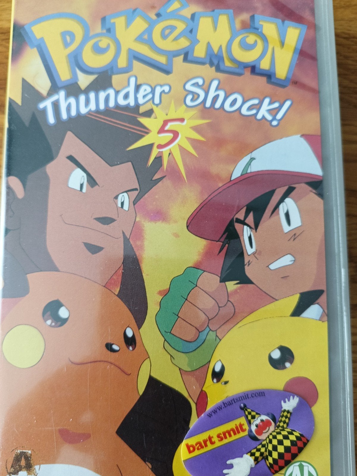 Pokémon Thunder Shock! VHS - Nederlands Gesproken, Nederlands ondertiteld, Gebruikt, Alle leeftijden, Kinderfilm