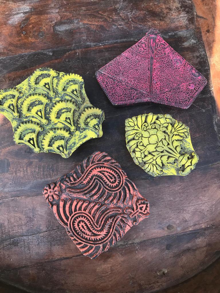 Indiase oude stempel uit india oud hout oude indiase, Huis en Inrichting, Woonaccessoires | Overige, Nieuw, Ophalen of Verzenden