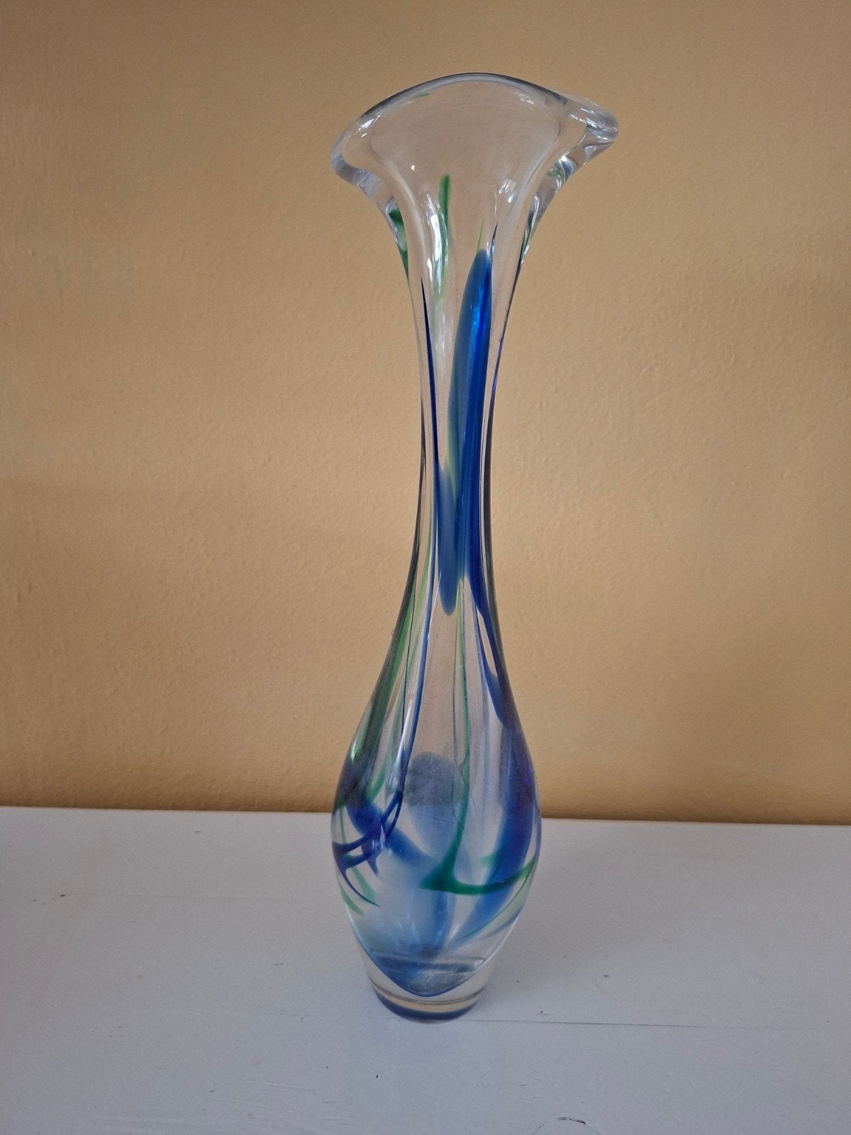Max Verboeket Kristalunie Maastricht vaas, 29 cm, Antiek en Kunst, Ophalen