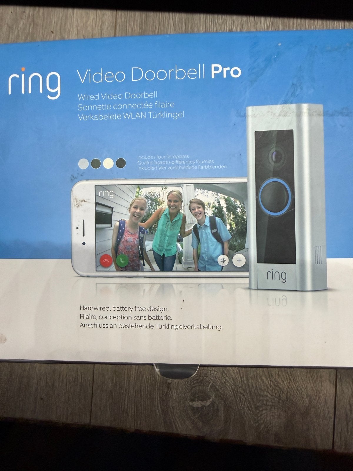 Ring Video Deurbel Pro en Pro 2 - In één koop!, Ophalen of Verzenden, Bewegingsdetectiesensor, Gebruikt, Bedraad