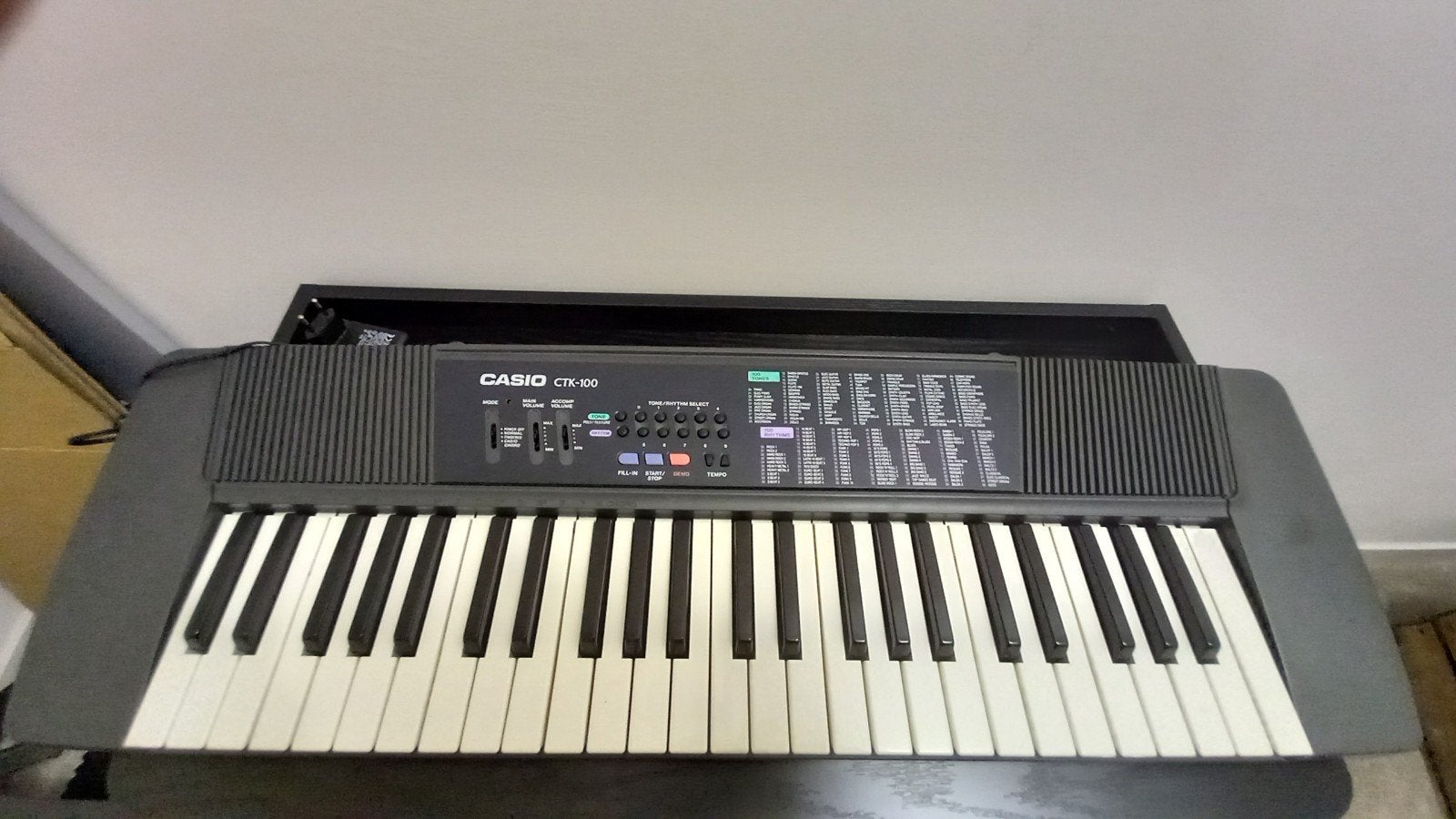 Keyboard casio CTK 100, Ophalen, Gebruikt, 61 toetsen, Casio