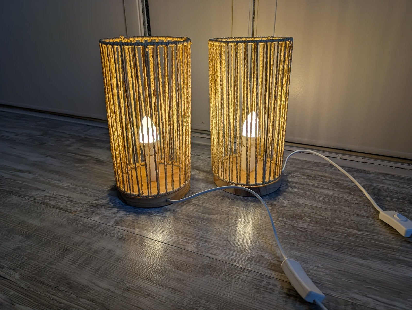 lamp - lampen - nachtlampen - set - tafel lampen, Ophalen of Verzenden