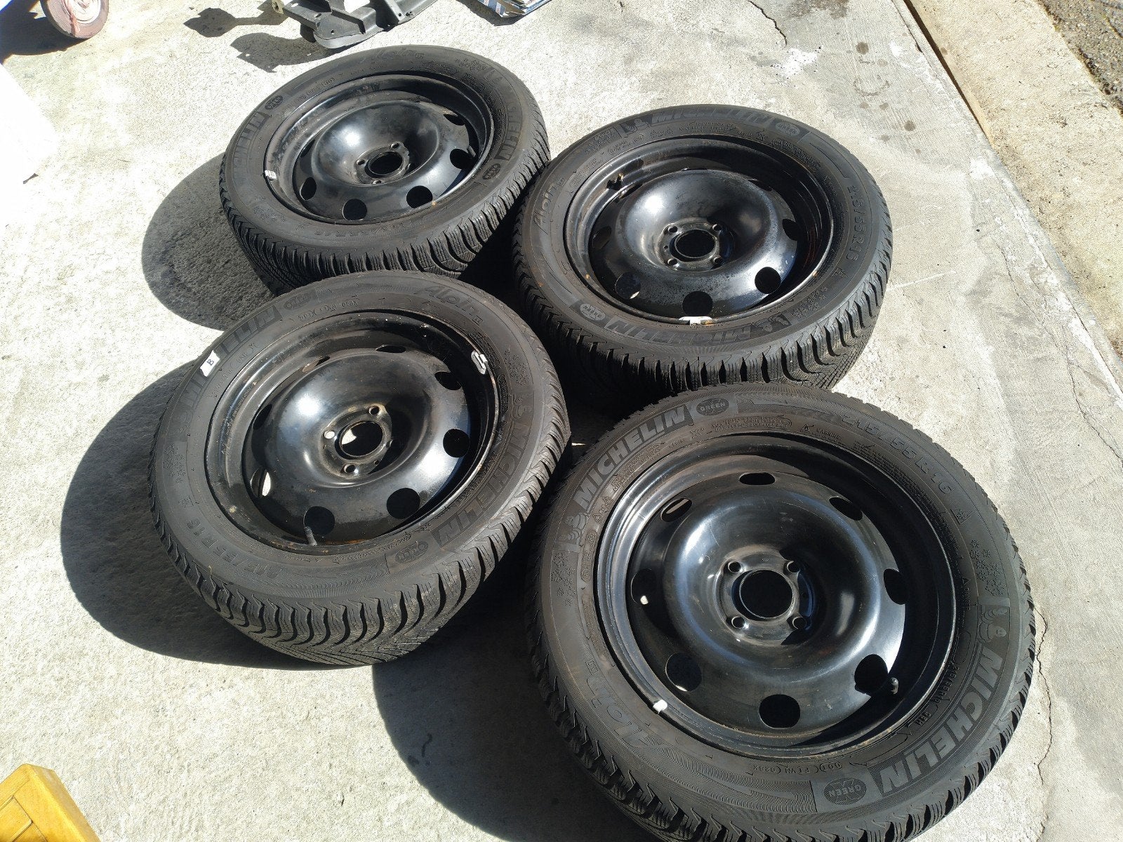Velgen en banden , Peugeot stalen velgen., Ophalen, 215 mm, 17 inch, Zomerbanden