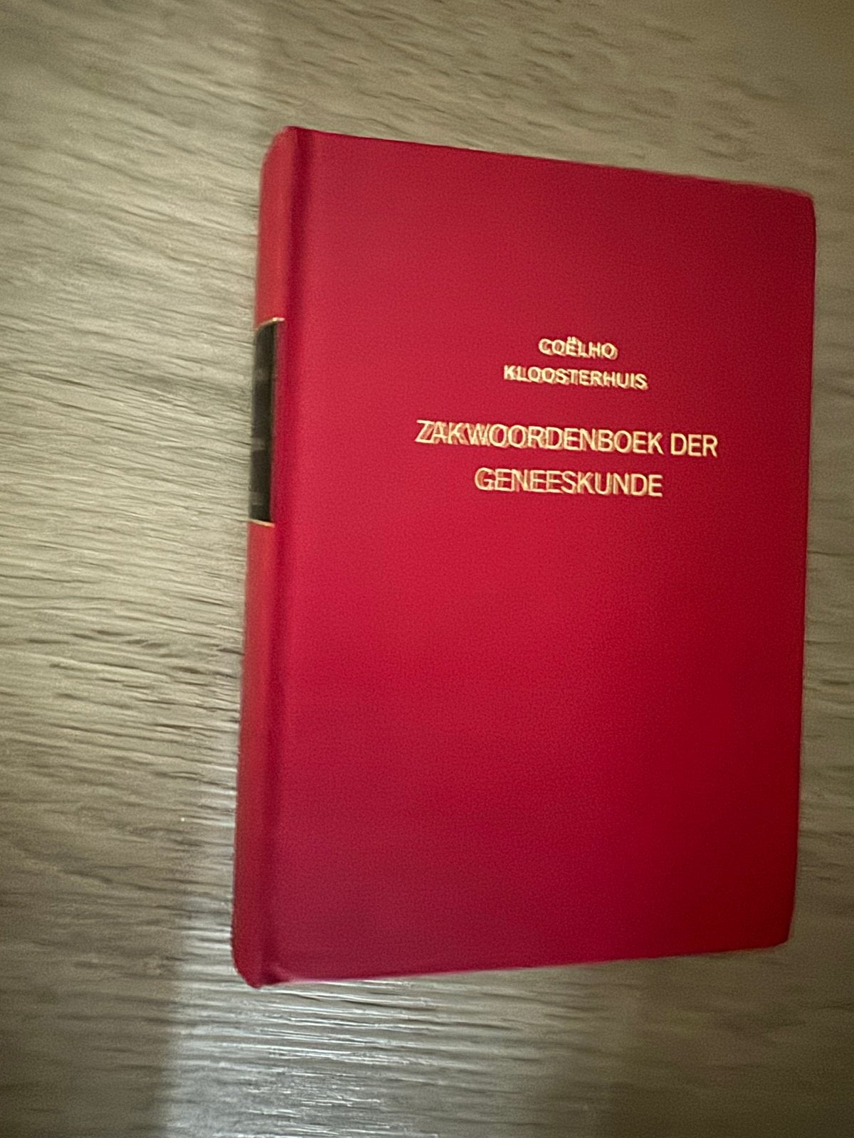 Zakwoordenboek der Geneeskunde - M.B. Coelho, Ophalen of Verzenden, Zo goed als nieuw, Overige uitgevers, Nederlands