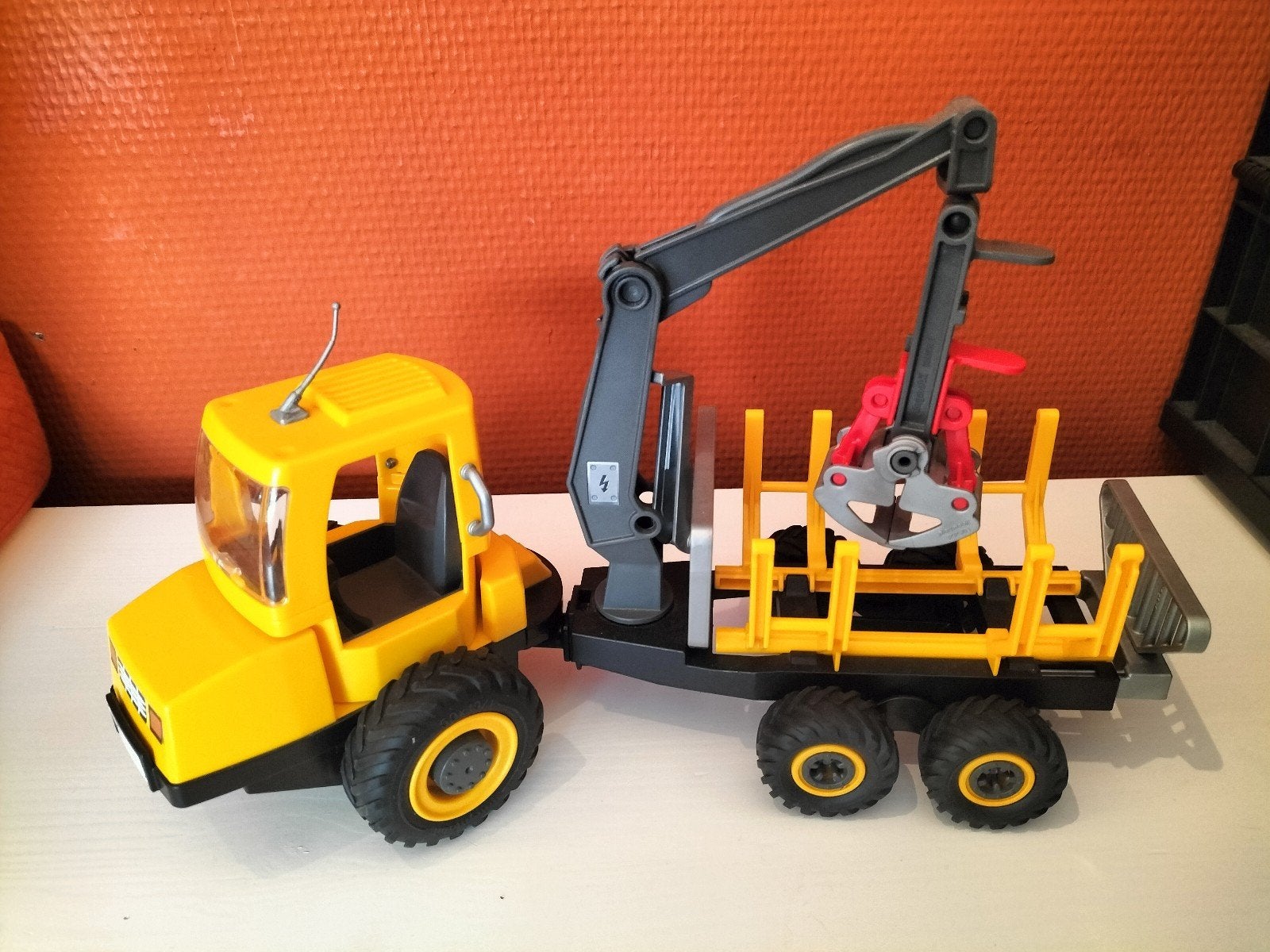 Playmobil houttransport met lader, Ophalen, Zo goed als nieuw