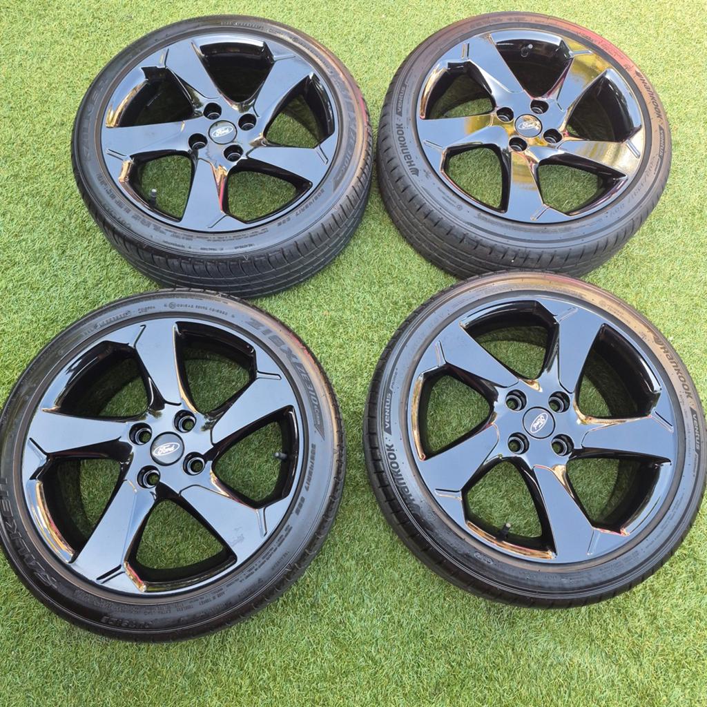 Ford fiesta velgen met banden 17 inch, Auto-onderdelen, Banden en Velgen, Ophalen, 17 inch, 205 mm, Band(en)