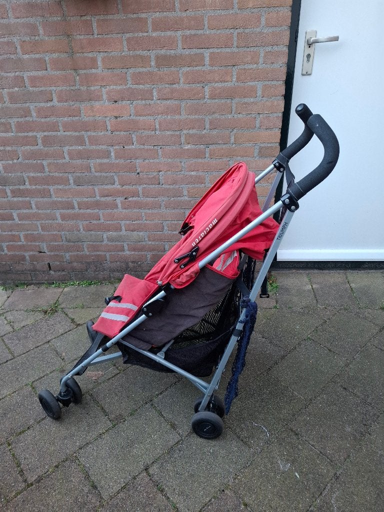 Rode buggy, Kinderen en Baby's, Buggy's, Ophalen, Gebruikt, Maclaren