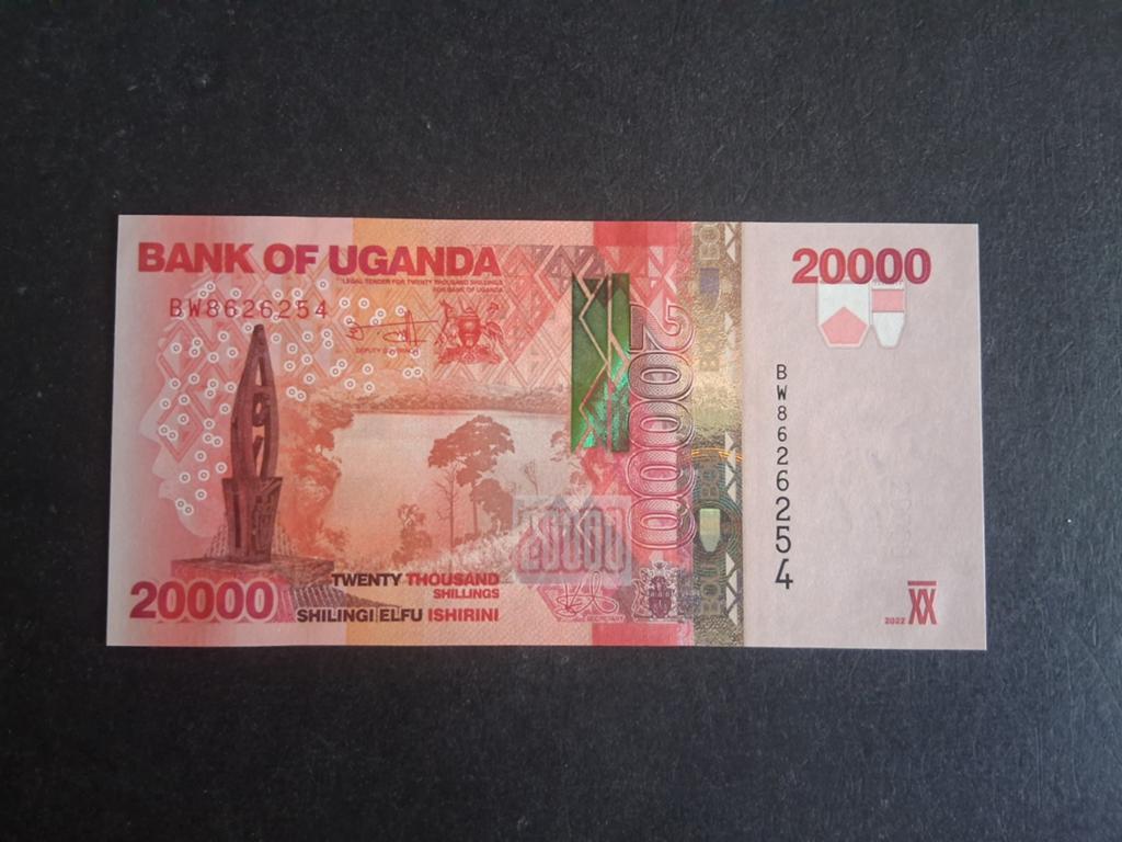 20.000 shillings uganda unc 2022, Ophalen of Verzenden, Midden-Oosten, Los biljet