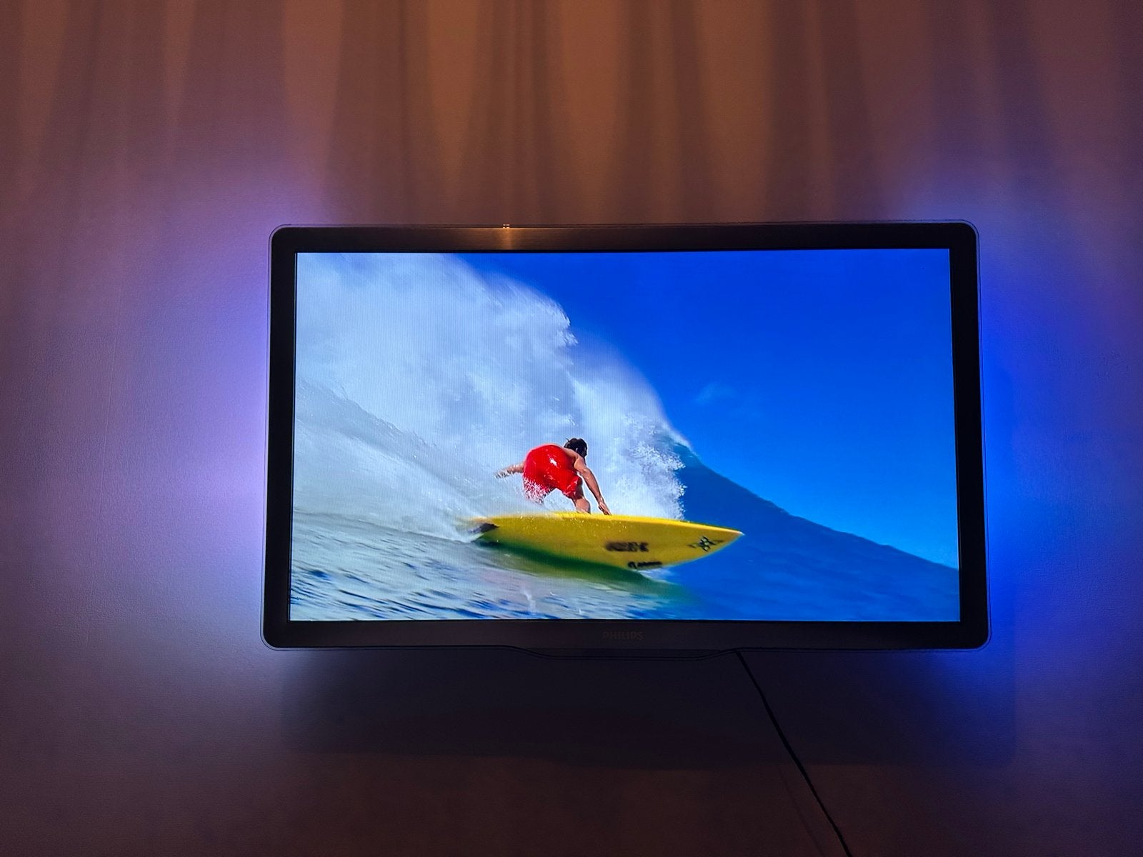 Philips 42 inch Full HD TV met Ambilight, Ophalen, Philips, Gebruikt, LCD