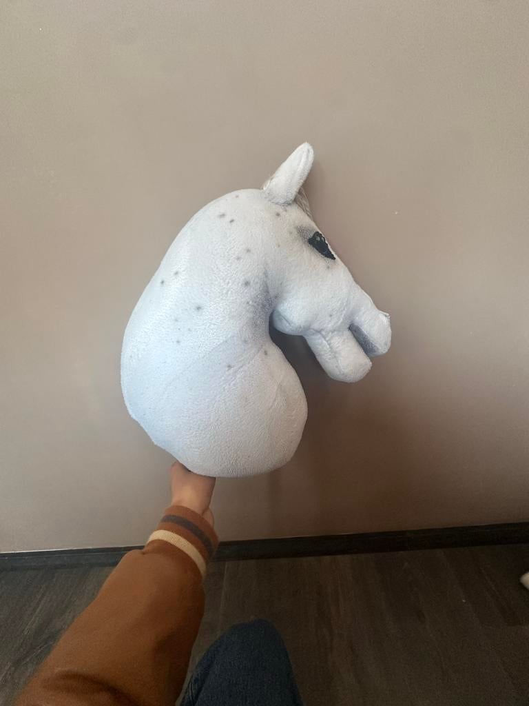 Hobbyhorse - Wit paard op stok, Ophalen, Gebruikt, Jongen of Meisje