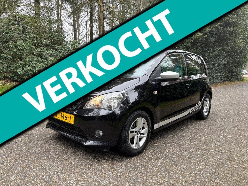 Seat Mii 1.0 Style Connect Airco / LMV / 5 deurs 75662km, Voorwielaandrijving, Gebruikt, 840 kg, Mii