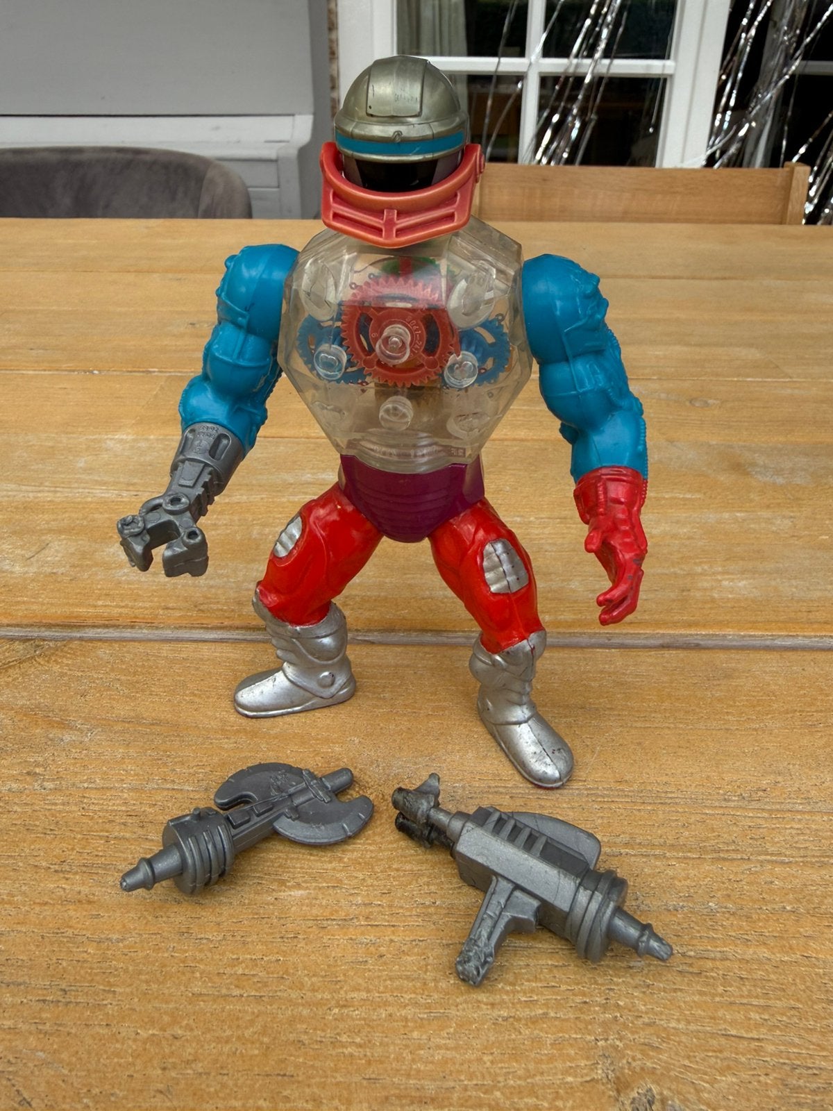 Vintage Trap Jaw 1981-100%Compleet-MADEIN TAIWAN-Mattel MOTU, Ophalen of Verzenden, Gebruikt