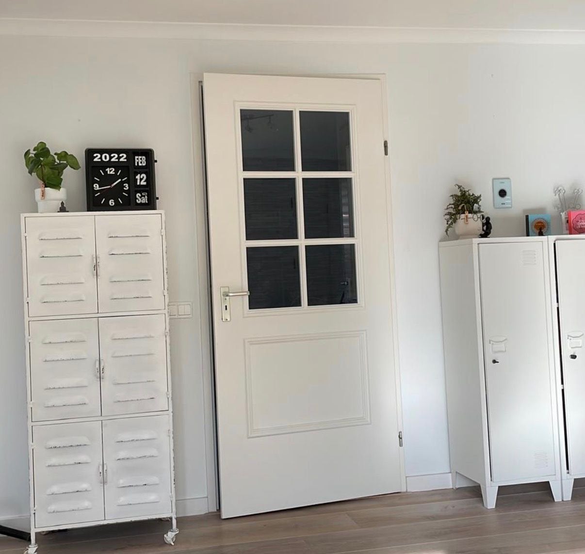 Witte opdekdeur Svedex 93x211, Ophalen of Verzenden, Zo goed als nieuw, Binnendeur, 200 tot 215 cm