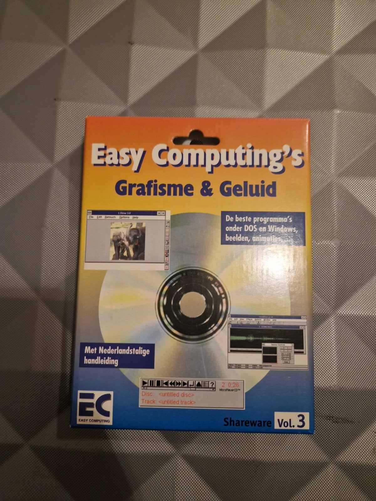 Easy Computing's Grafisme & Geluid Shareware Vol. 3, Computers en Software, Ophalen of Verzenden, Gebruikt, Windows