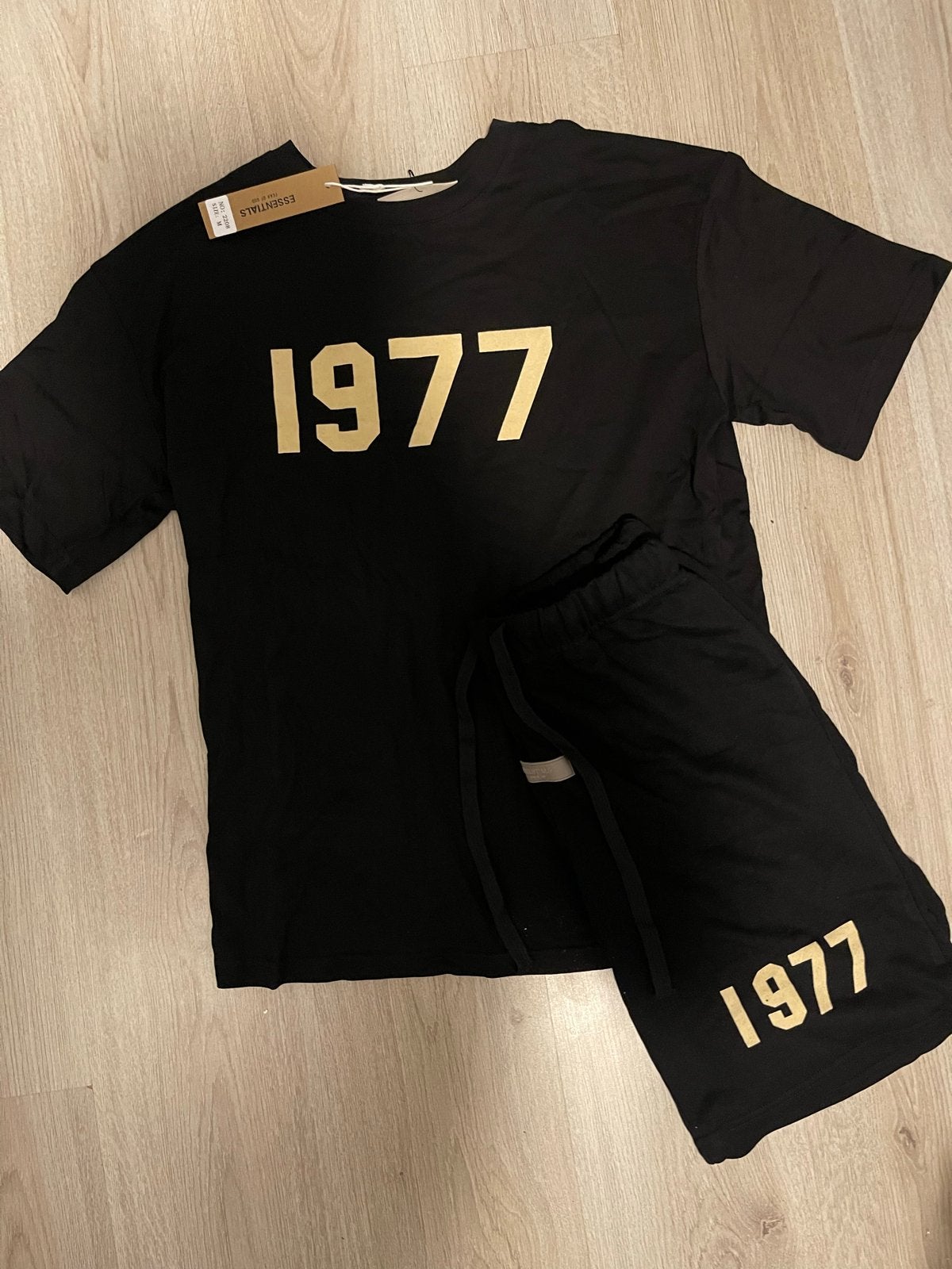 Fear of God 1977 Essentials Summerset Zwart, Ophalen of Verzenden, Nieuw, Maat 48/50 (M), Zwart