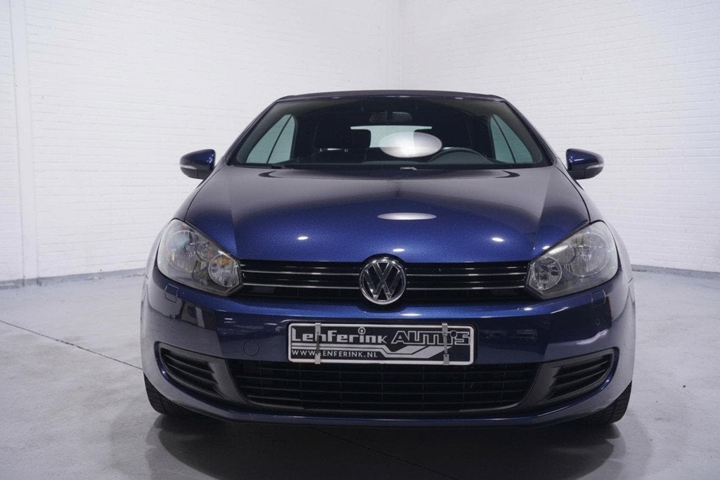 Volkswagen Golf Cabriolet 1.4 TSI comfort navigatie climate-, Euro 5, Stof, Gebruikt, Zwart