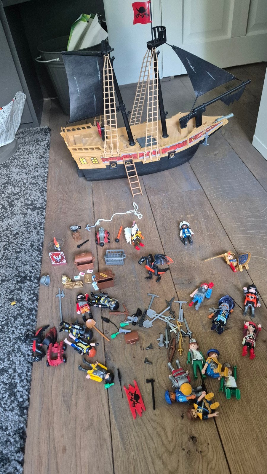 Piratenschip playmobiel met extra arsenaal, Ophalen