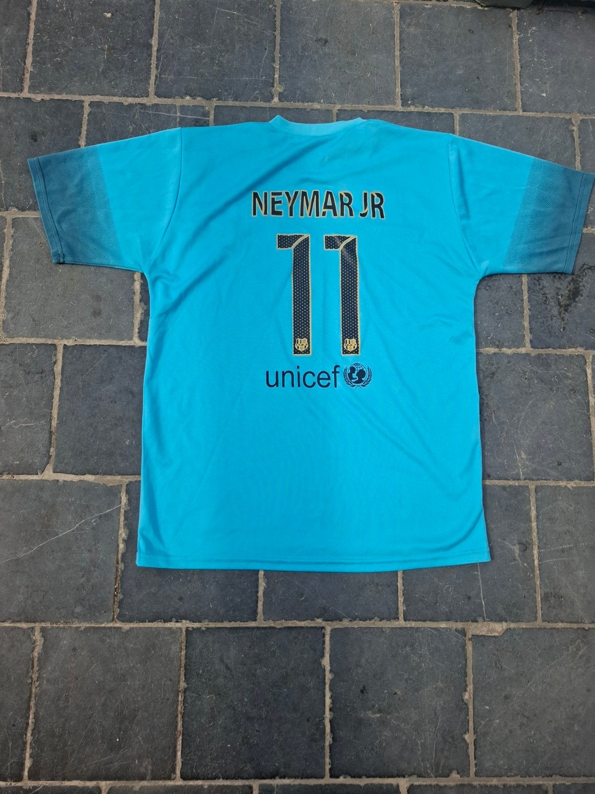 Neymar Jr. FC Barcelona shirt 2015/2016 - Maat XL, Blauw, Nike, Maat 56/58 (XL), Ophalen of Verzenden