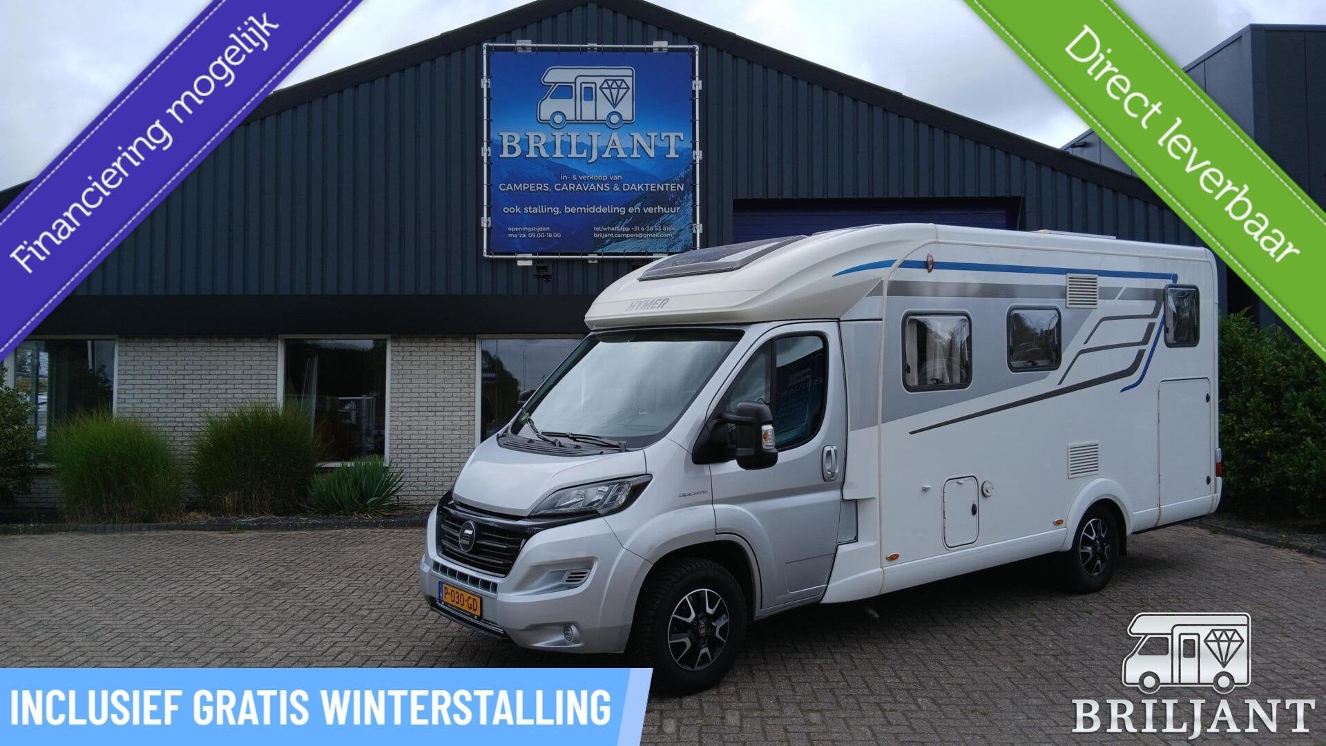 Fiat Hymer T568 automaat/Enkelebedden/L-zit, Automaat, Ringverwarming, Tot en met 2, Bedrijf