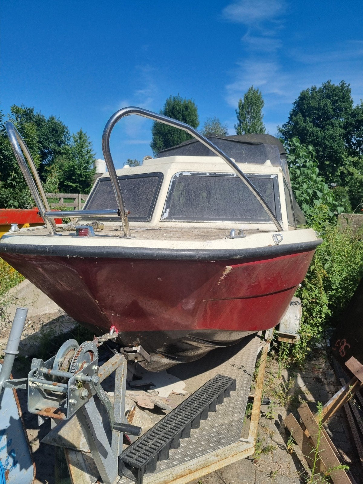 Kajuitboot opknapper metMercury 90 PK Buitenboordmotor, Watersport en Boten, Overige merken, Gebruikt, Kajuitboot, Buitenboordmotor