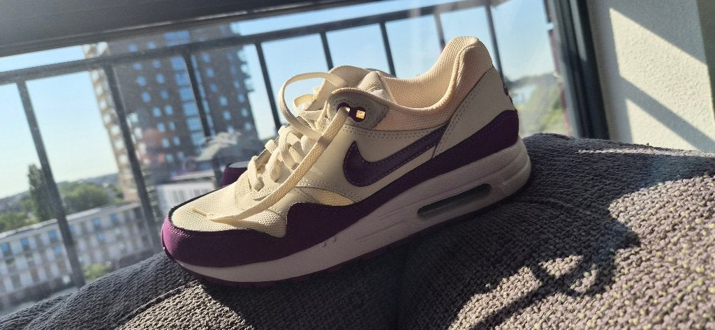 Nike Air Max 1 Viotech maat 40, Ophalen, Wit, Nike, Sneakers of Gympen