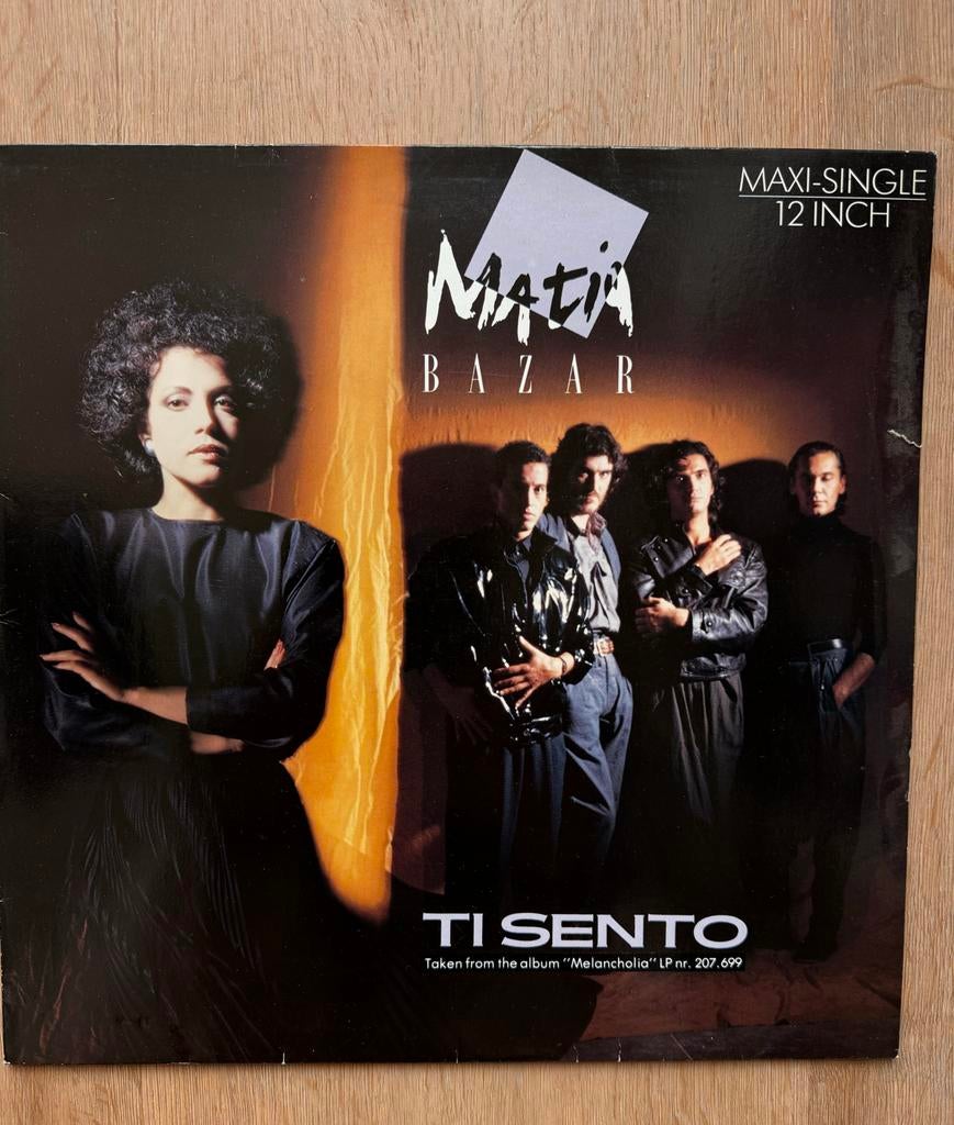 Matia Bazar - Ti Sento (Maxi-Single 12 inch), Ophalen of Verzenden, Gebruikt, 12 inch