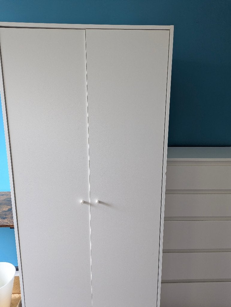 kleine kledingkast, Huis en Inrichting, Kasten | Kledingkasten, Ophalen, Met deur(en), Gebruikt, 50 tot 100 cm