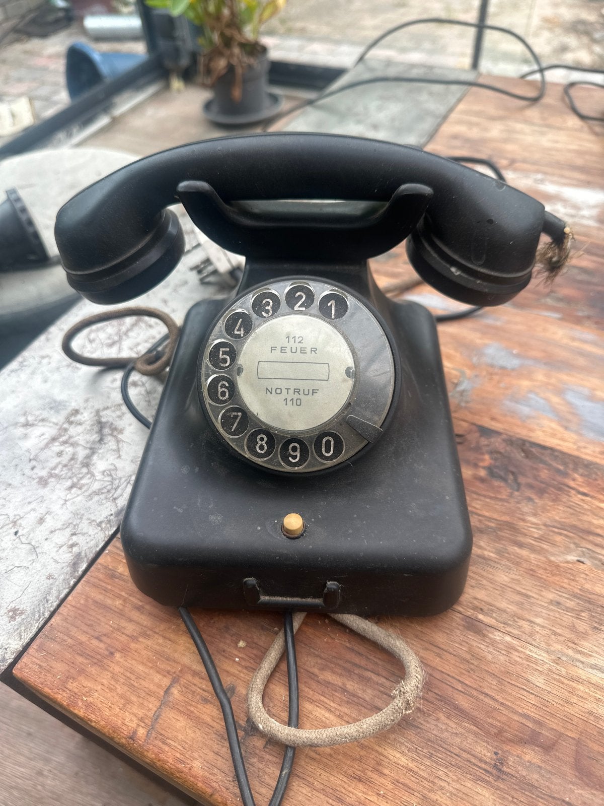 Vintage Bakelieten Telefoon met Draaischijf, Ophalen of Verzenden