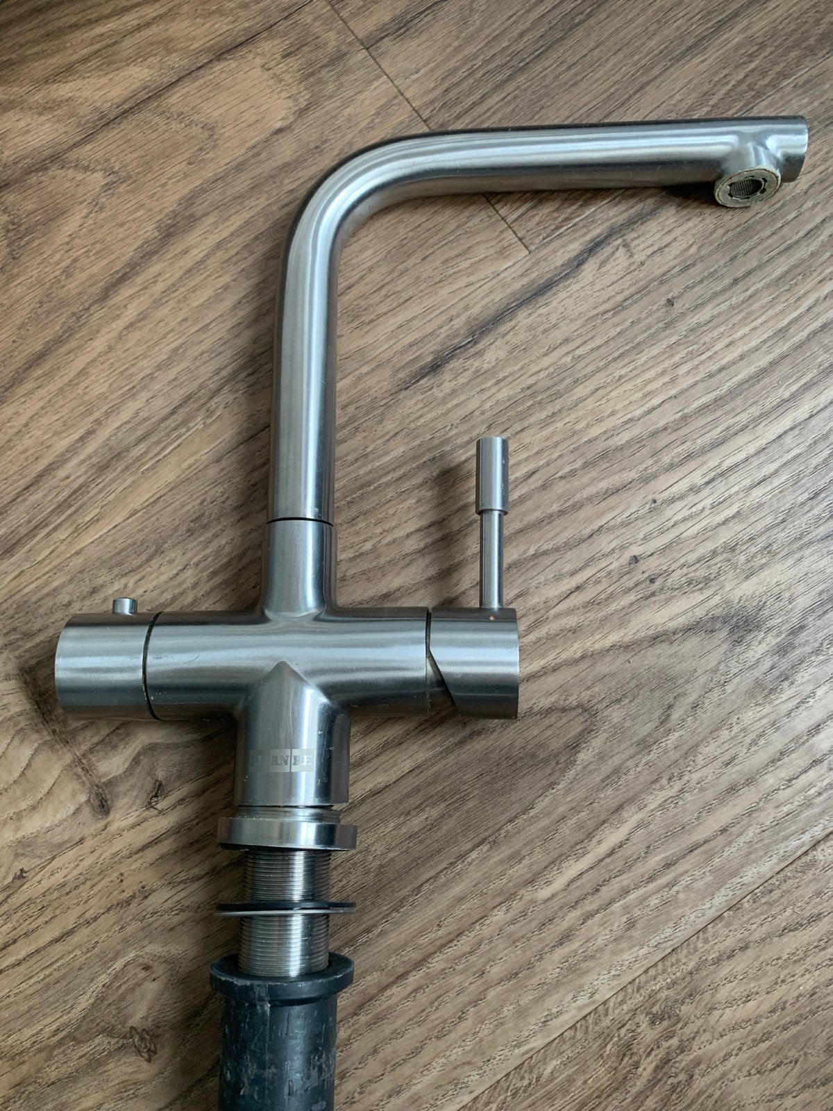 Franke 3-in-1 kraan voor koud, warm en kokend water, Ophalen of Verzenden, Gebruikt, Rvs, Kraan