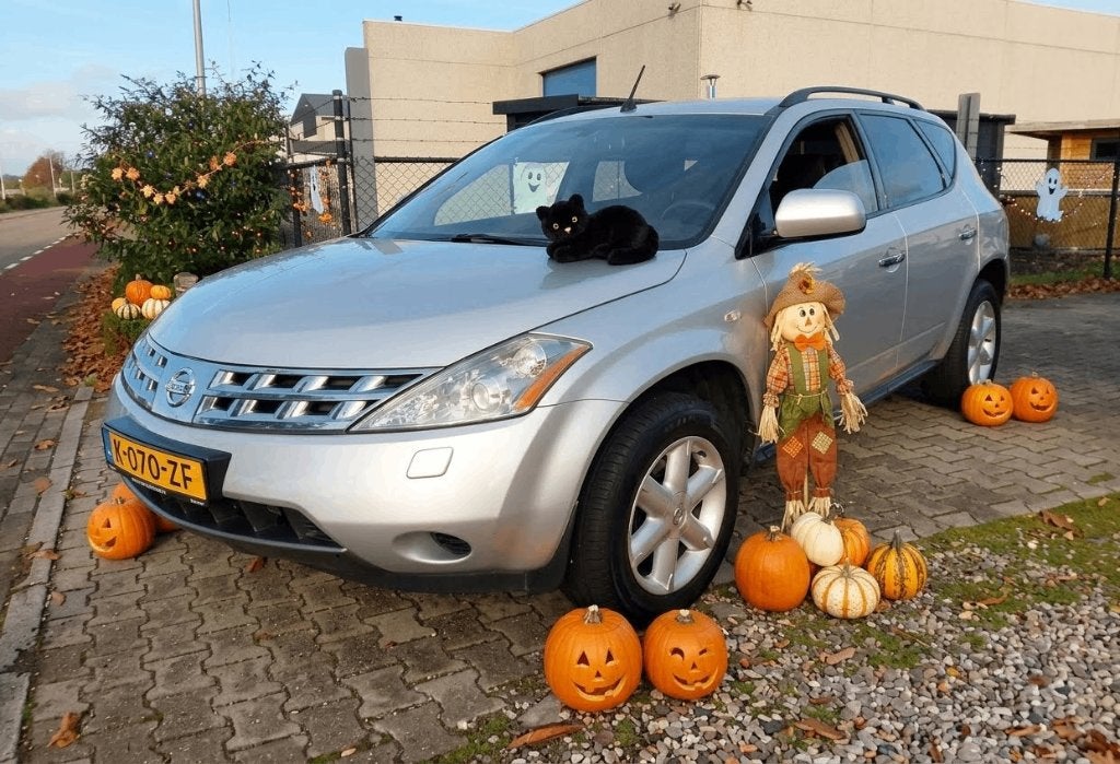 Nissan Murano 3.5 V6 CVT 4x4 2008 SLECHTS 156 DKM! TREKHAAK!, Auto's, Automaat, Dealer onderhouden, Zwart, Murano