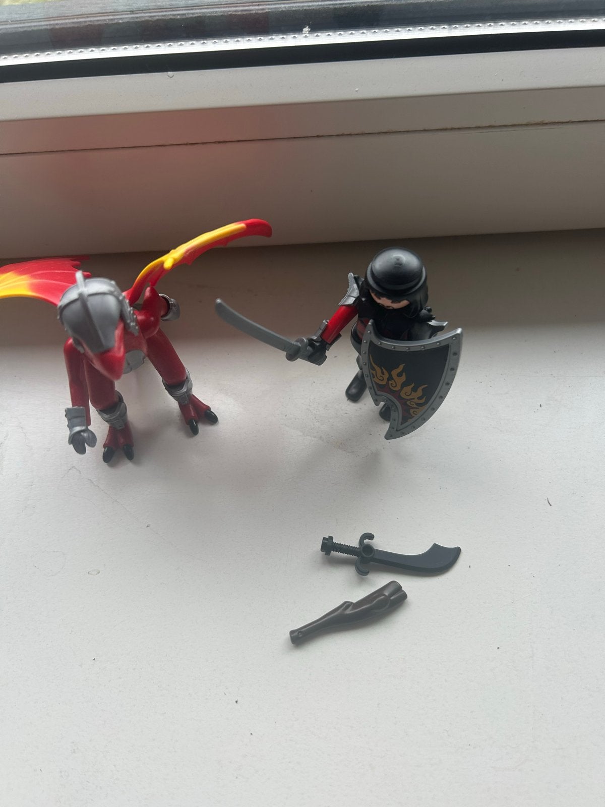 Playmobil Draak en Ridder - Fantasie Avontuur, Complete set, Fantasy, Ophalen of Verzenden, Zo goed als nieuw