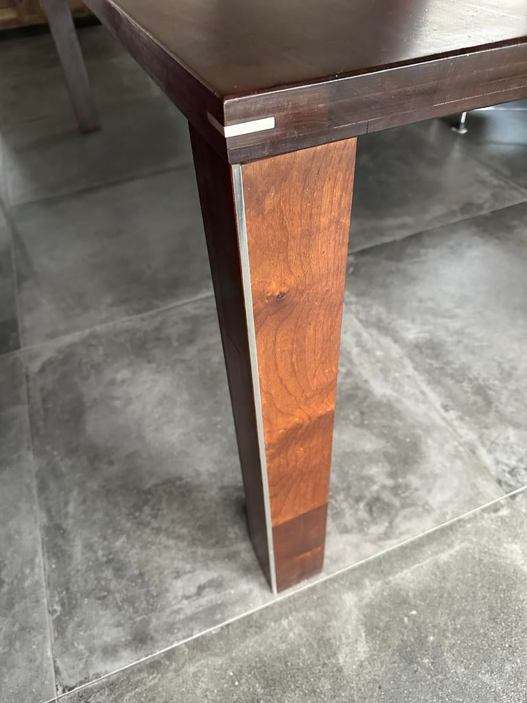 Mooi eiken houten eettafel, Ophalen, 200 cm of meer, 50 tot 100 cm, Zo goed als nieuw