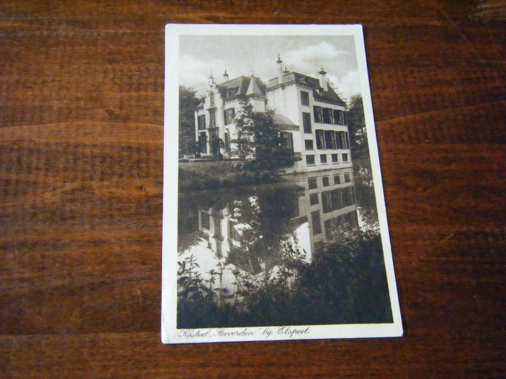 R42 - Kasteel Staverden bij Elspeet - 1918 - Mooi/Oud, Ophalen of Verzenden, Voor 1920, Gelderland