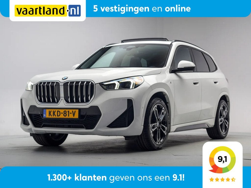 BMW X1 sDrive20i M Sport High Executive Aut. [ Panoramadak S, 1525 kg, 156 pk, Wit, Leder
