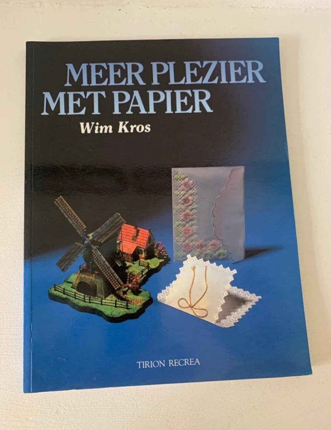 Meer Plezier Met Papier - Wim Kros (Knutselboek), Ophalen of Verzenden, Gelezen, Scrapbooking en Knutselen, Geschikt voor kinderen