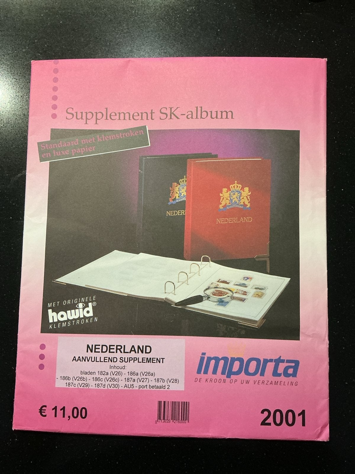 Nederland Aanvullend Supplement Importa SK-album 2001, Ophalen of Verzenden, Na 1940, Postfris