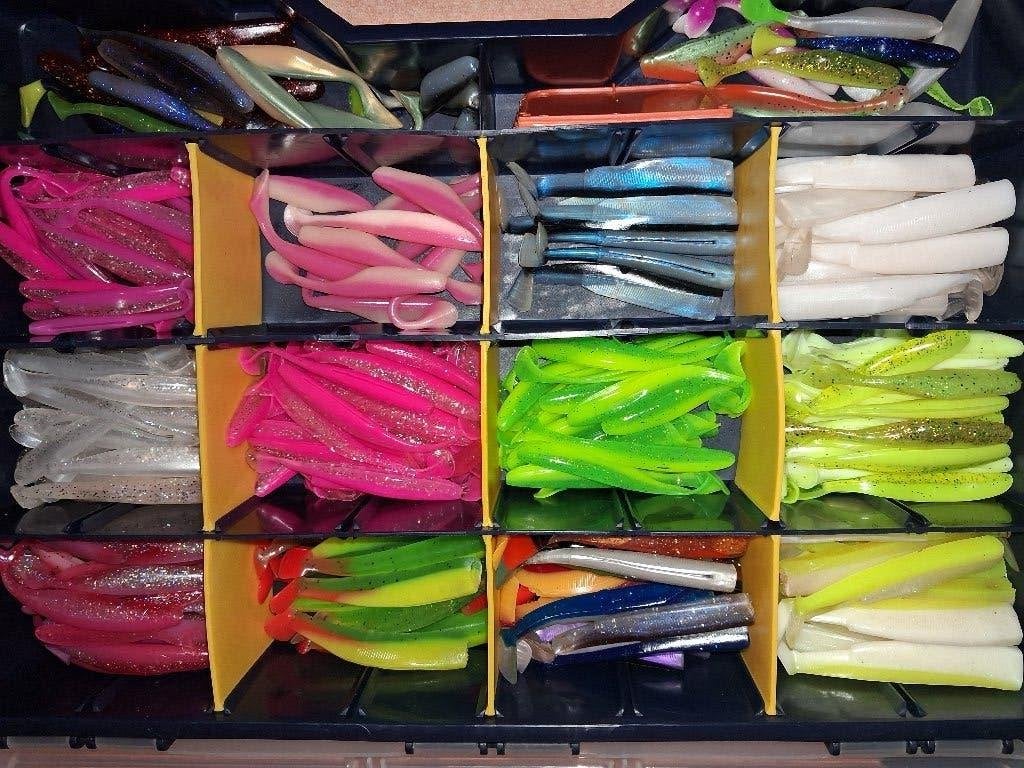 minows+shads + worm shads, Ophalen of Verzenden, Zo goed als nieuw, Overige typen