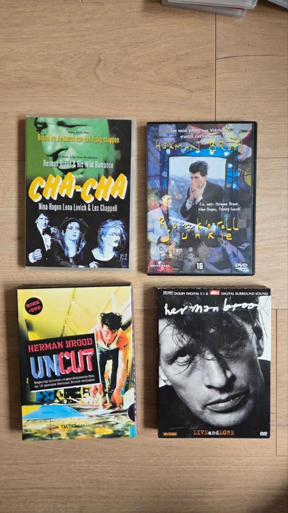 Herman Brood dvd's, in één koop, Alle leeftijden, Ophalen of Verzenden, Zo goed als nieuw