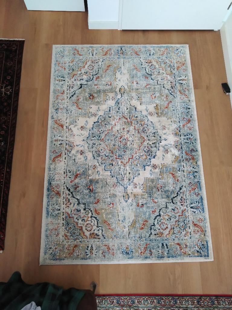 Ikea vloerkleed Onsevig - 195x133cm, Huis en Inrichting, Stoffering | Vloerbedekking, Ophalen, Gebruikt, Vintage, Minder dan 10 m²