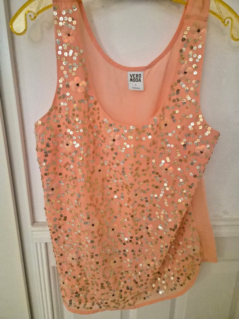 nieuw. Oranje damesblouse L, Ophalen of Verzenden, Nieuw, Maat 42/44 (L), Oranje