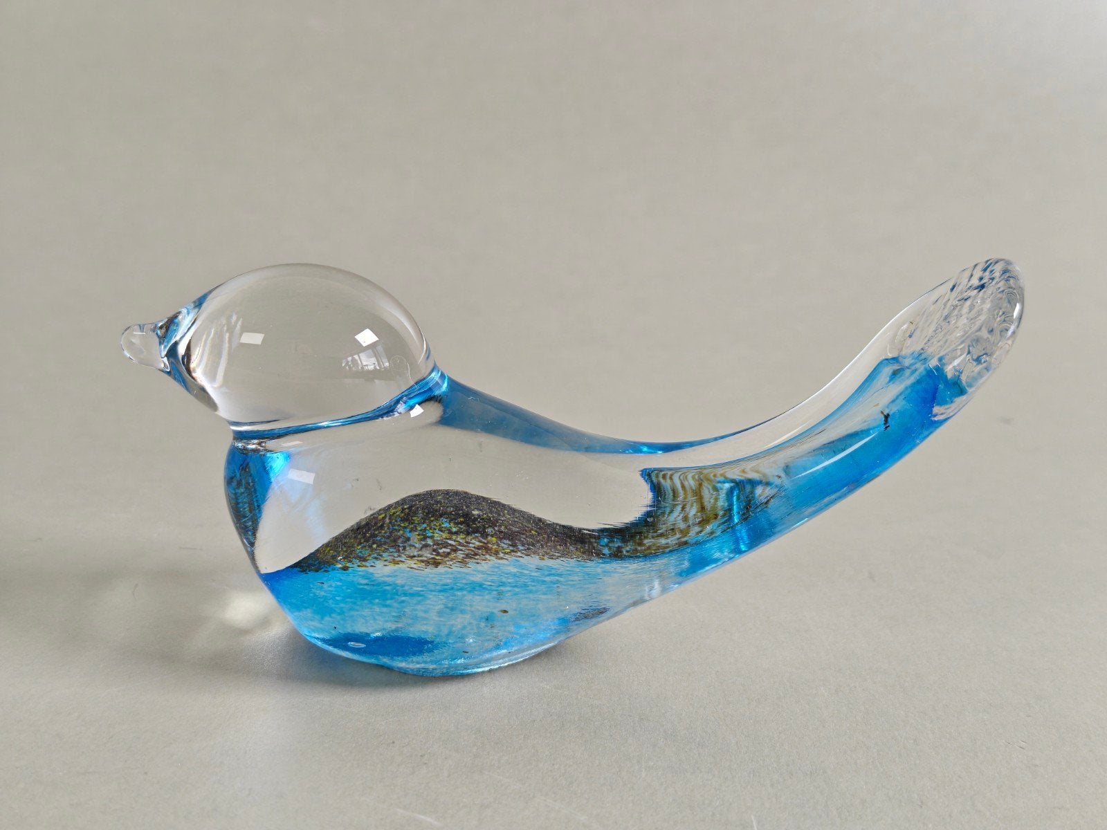 Glazen vogel, handwerk., Ophalen of Verzenden, Zo goed als nieuw, Figuurtje