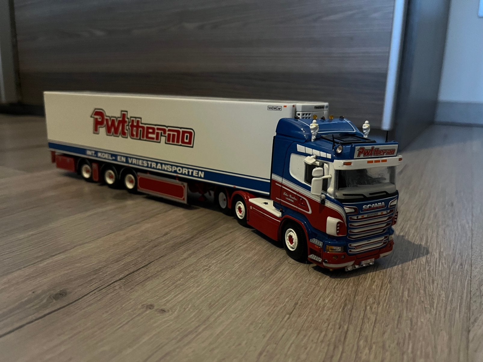 Tekno PWT Thermo Scania, Ophalen of Verzenden, Gebruikt, Bus of Vrachtwagen, Tekno