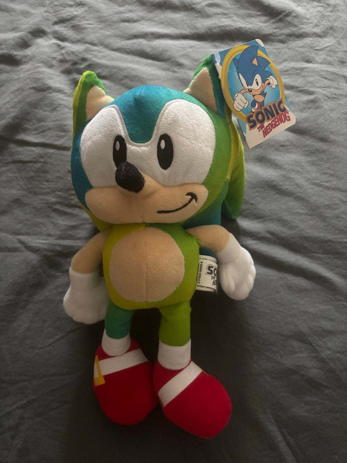 Sonic the Hedgehog Knuffel - Nieuw met label, Kinderen en Baby's, Speelgoed | Knuffels en Pluche, Ophalen, Overige merken, Overige karakters