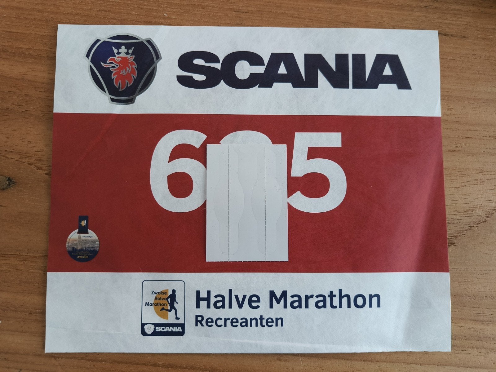 Halve Marathon Zwolle startbewijs, Ophalen of Verzenden, Nieuw, Overige typen, Overige merken