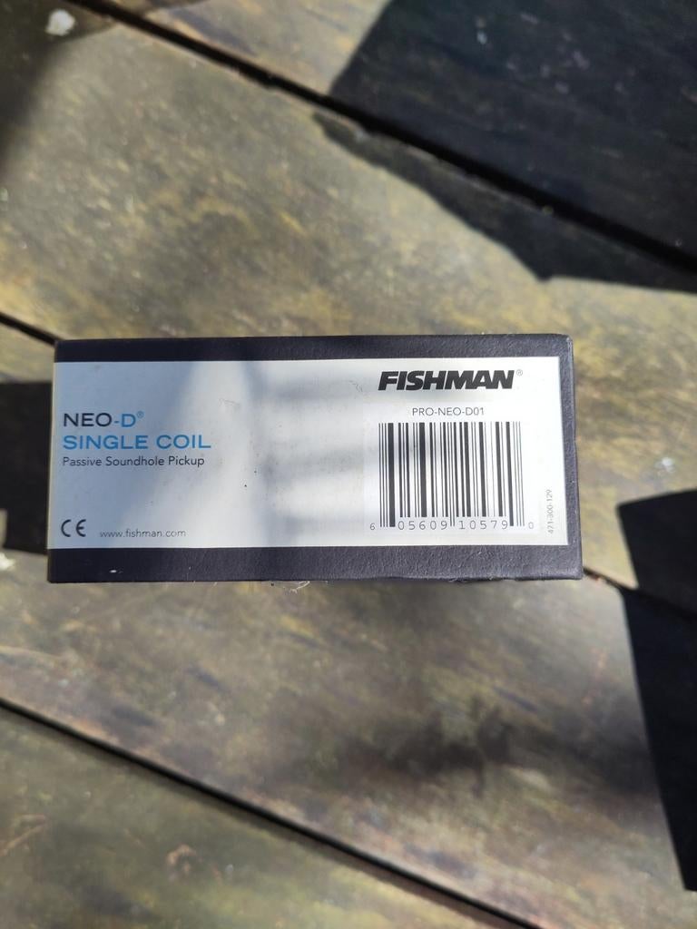 Fishman Neo-D Single Coil Passieve Soundhole Pickup, Muziek en Instrumenten, Instrumenten | Onderdelen, Zo goed als nieuw, Akoestische gitaar