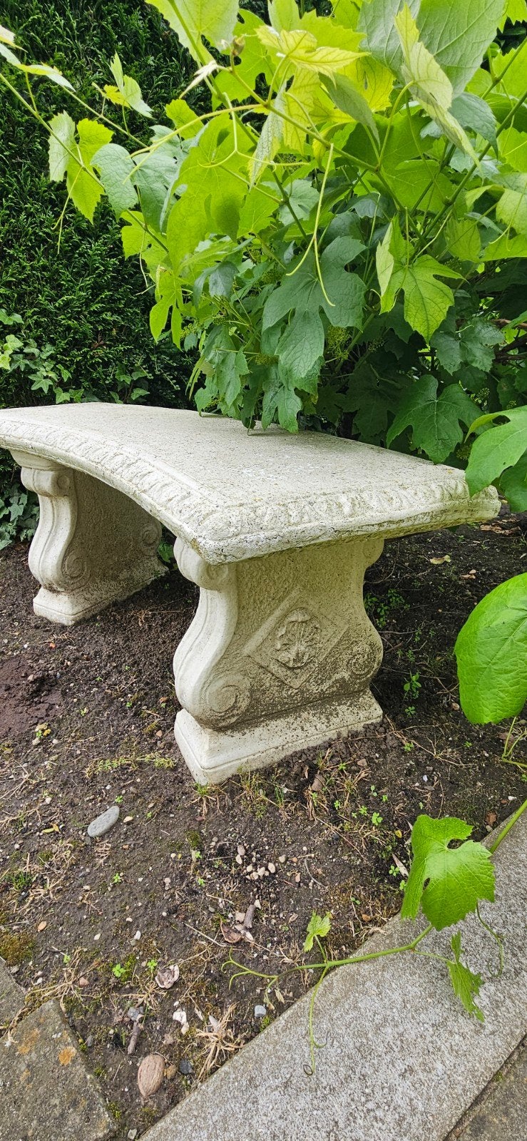 Betonnen tuinbank, Tuin en Terras, Ophalen, Gebruikt, Beton, Overige typen