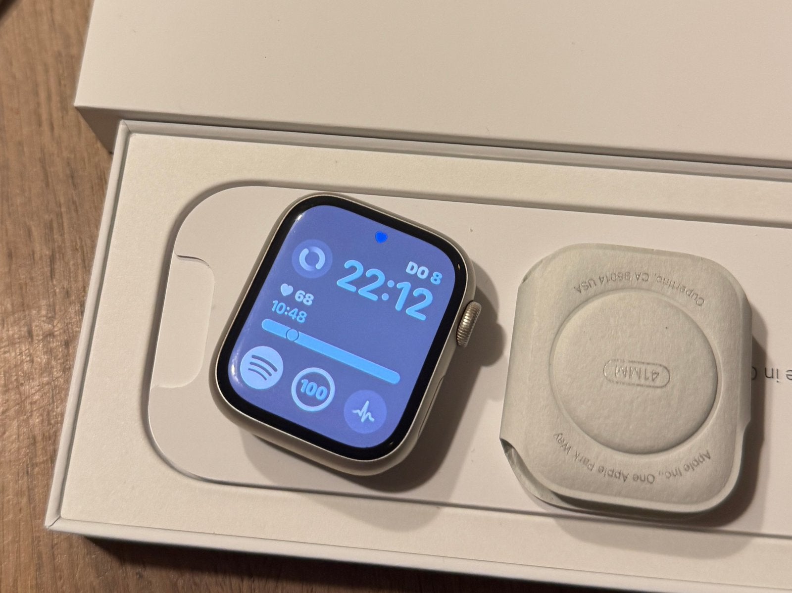 Apple watch starlight, Ophalen, IOS, Zo goed als nieuw, Hoogte
