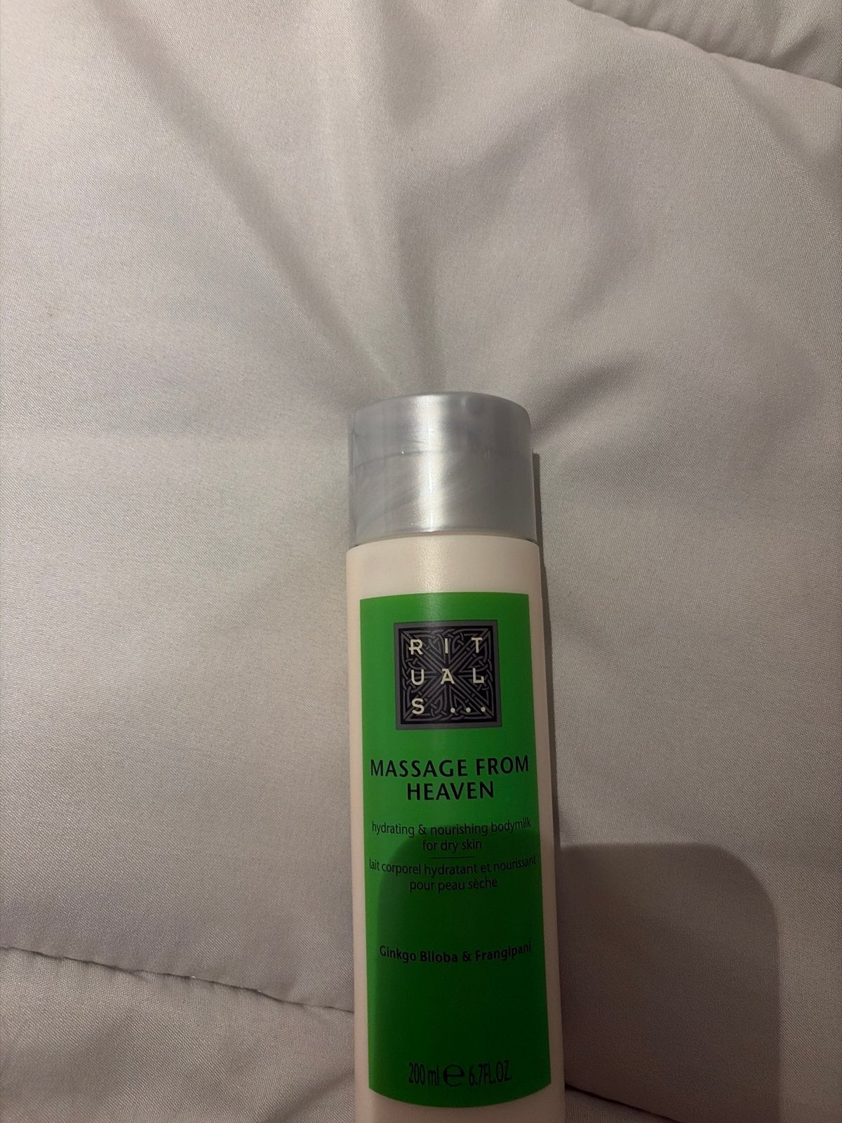 GEZOCHT Rituals Massage From Heaven Body - Groene Verpakking, Ophalen of Verzenden, Nieuw, Bodylotion, Crème of Olie