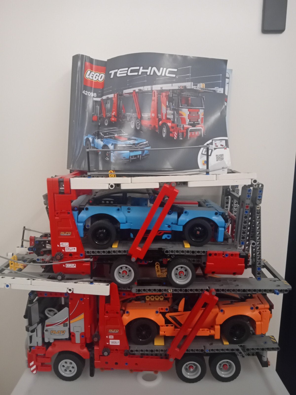 technisch lego auto transport, Ophalen, Gebruikt