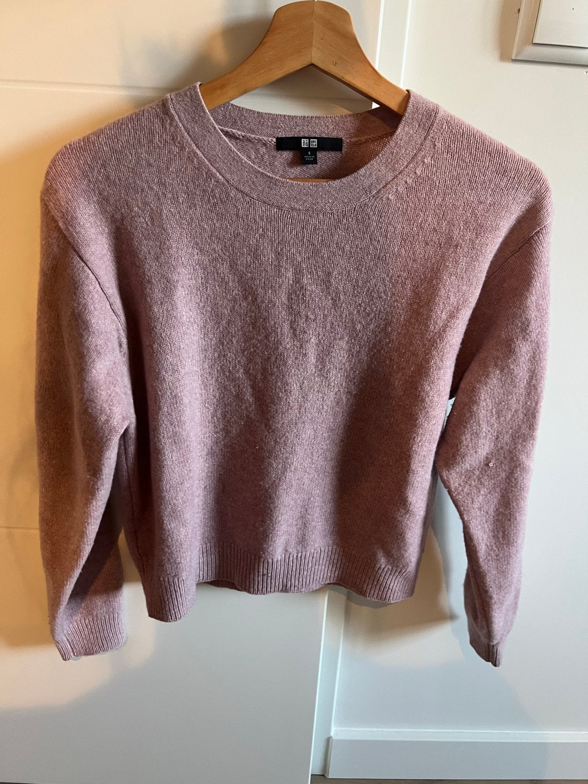 Uniqlo wollen trui maat S, Verzenden, Gedragen, Maat 36 (S), Roze